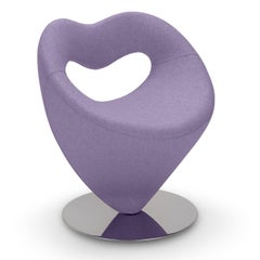 Lov Purple Armchair By Simone Micheli