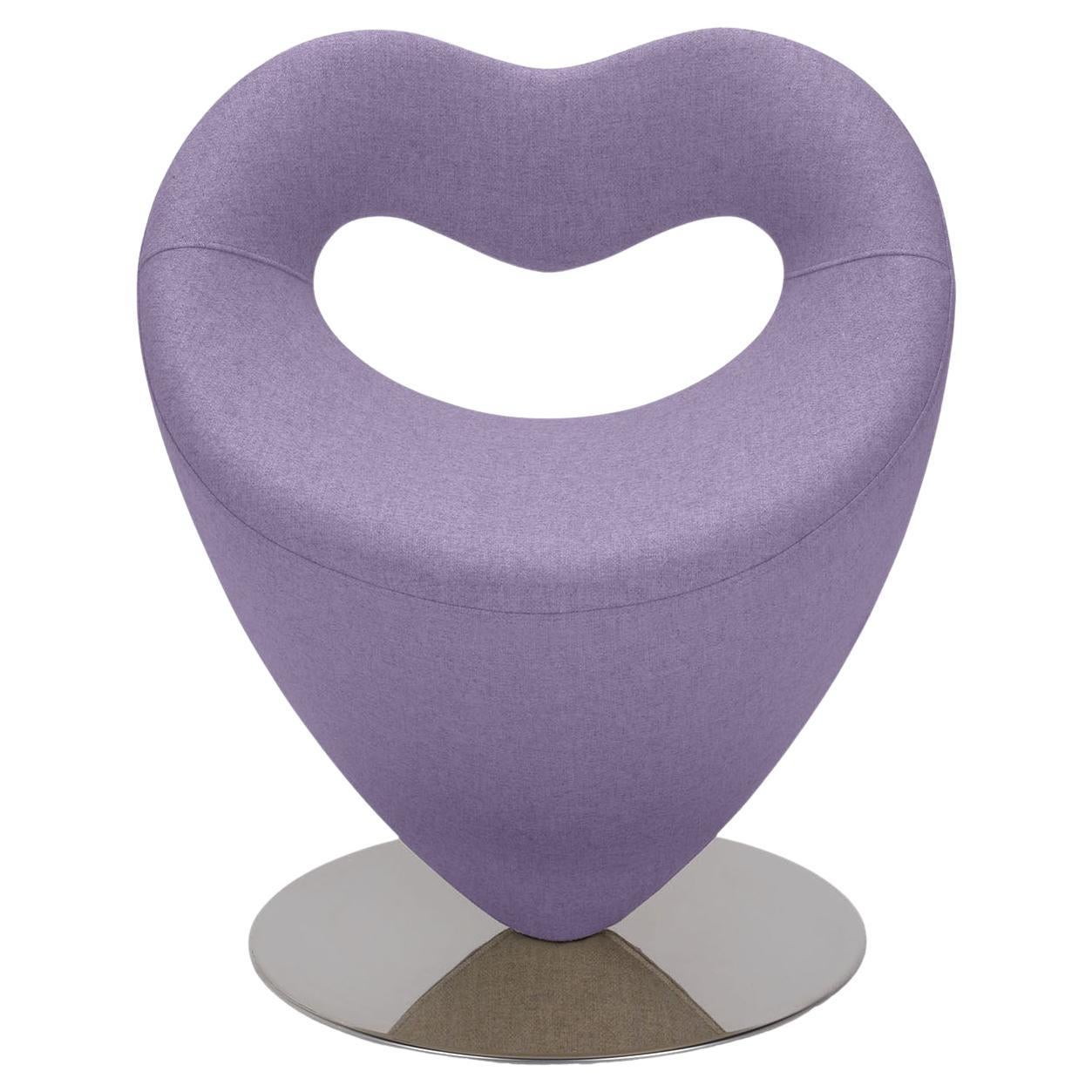 Lov Purple Armchair By Simone Micheli