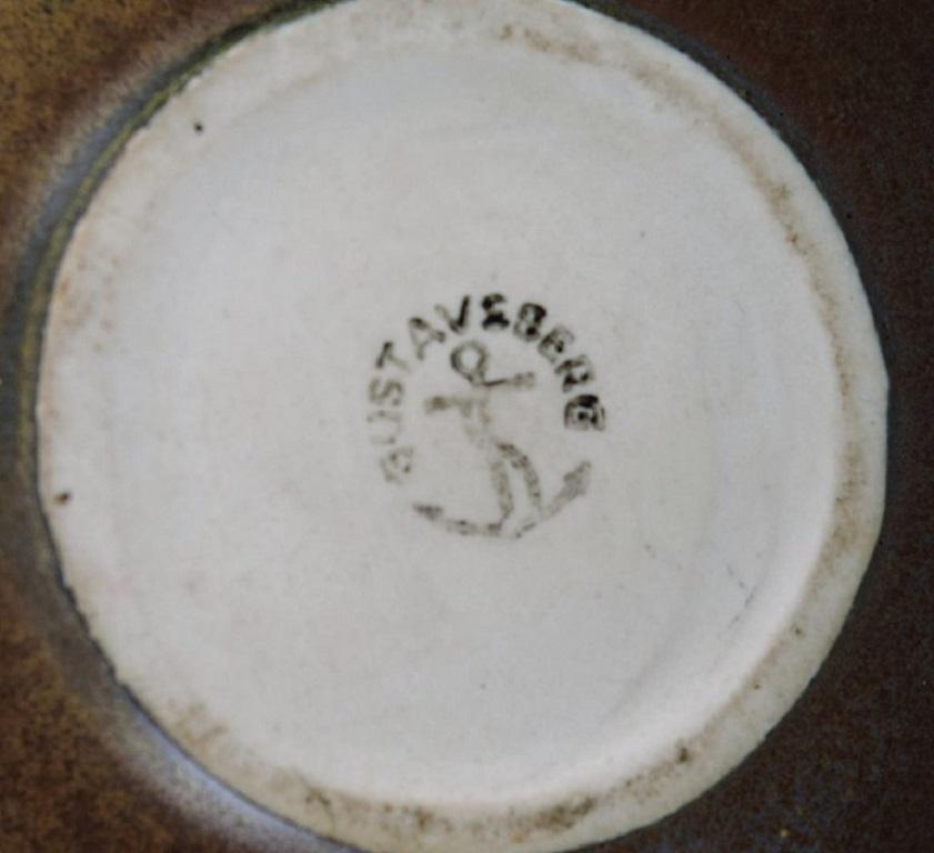 Milieu du XXe siècle Vase en céramique émaillée Gabi Citron-Tengborg pour Lva, Gustavsberg en vente