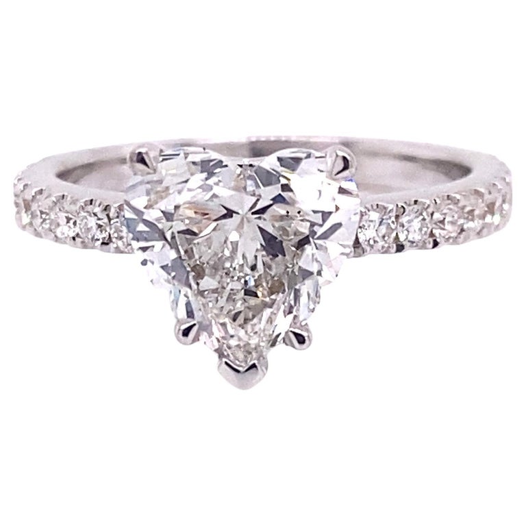 Love 2 Carat Heart Shaped Lab Grown Diamond Engagement Ring IGI ...
