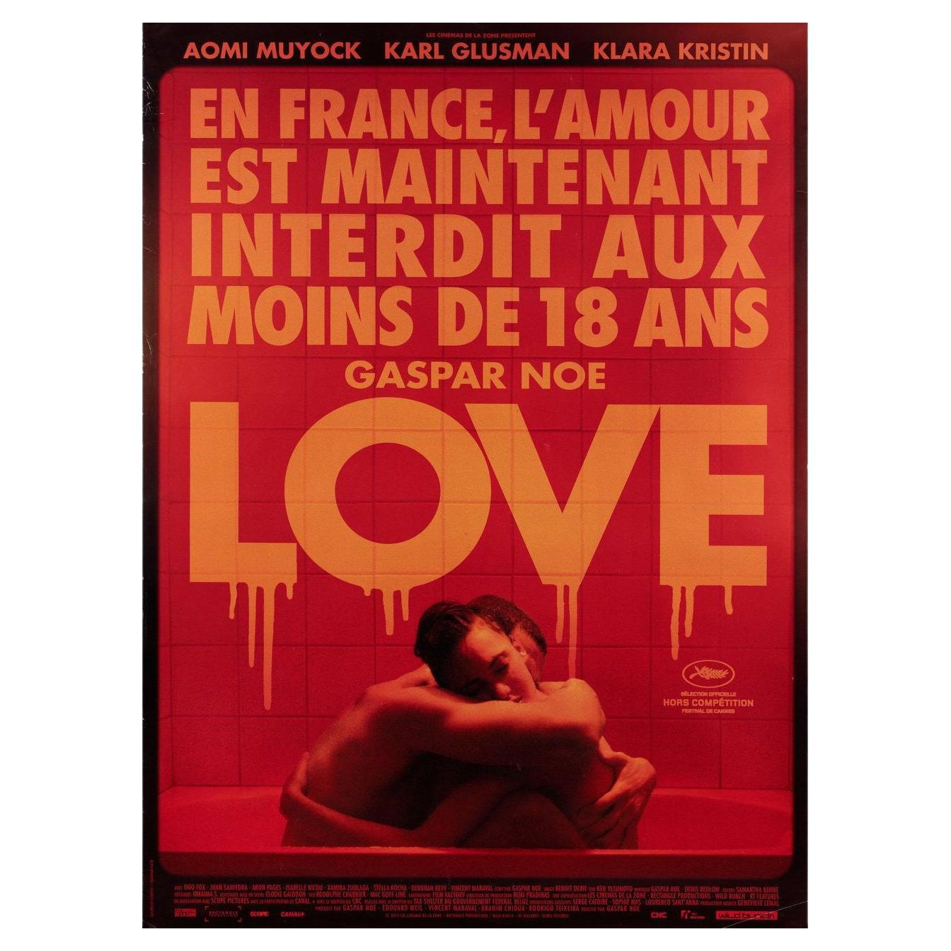 Love 2015 French Grande Film Poster