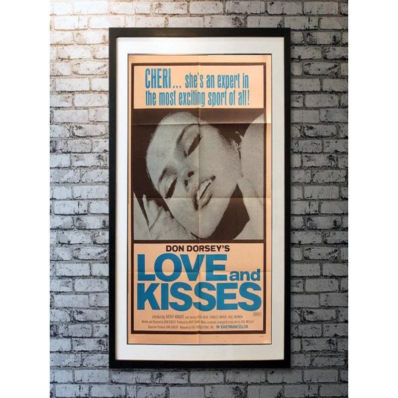 Love and Kisses, Unframed Poster, 1970

Original One Sheet (27 X 40 Inches). Original release US One Sheet movie poster for the sexploitation flic. With Kathy Knight, Ruth Alda, Charles Napier, directed by Don Dorsey. This was the first NON Russ