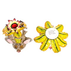 Love Art Ceramic Bushbaby Candlesticks Hand made in South Africa