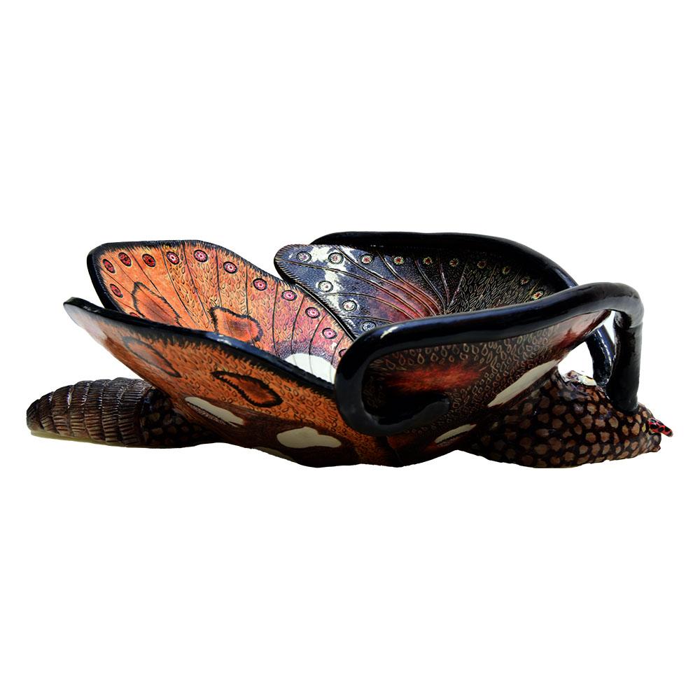 South African Love Art Ceramics Butterfly Bowl, hand made in South Africa