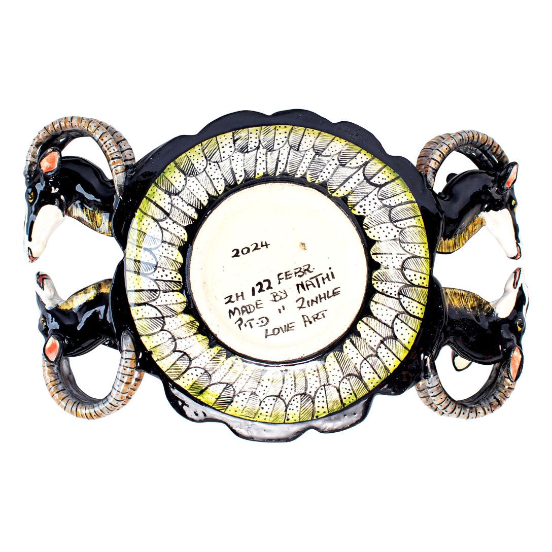 Love Art Ceramics Coin Dish, handgemacht in Südafrika (Südafrikanisch)