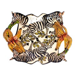 Love Art Ceramics Coin Zebra Dish, hand made in South Africa