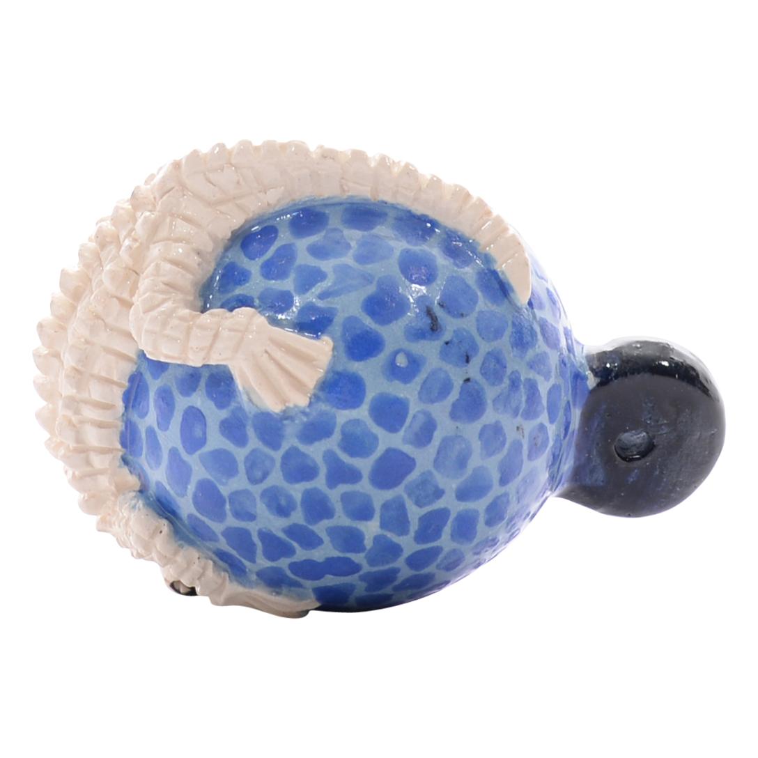 Hand-Painted Love Art Ceramics Crocodile Ornament, hand made in South Africa