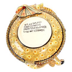 Love Art Ceramics Elephant Coin Dish, hand made in South Africa