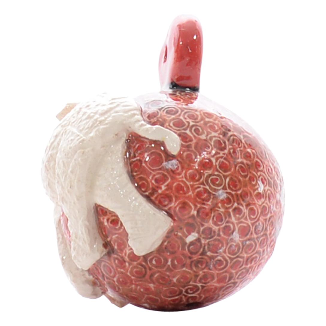 Modern Elephant Ceramic Ornament, hand made in South Africa