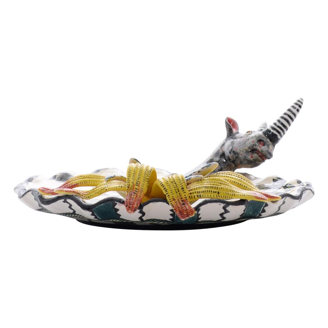 Love Art Ceramics Rhino  Coin Dish, hand made in South Africa In Excellent Condition In North Miami, FL