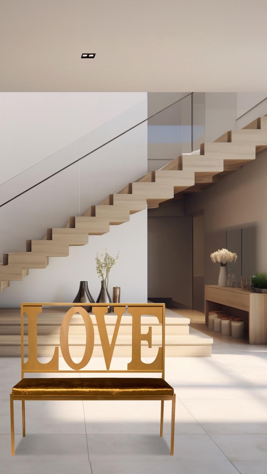 Postmoderne Banc Love de Giulia Maria Ligresti en vente