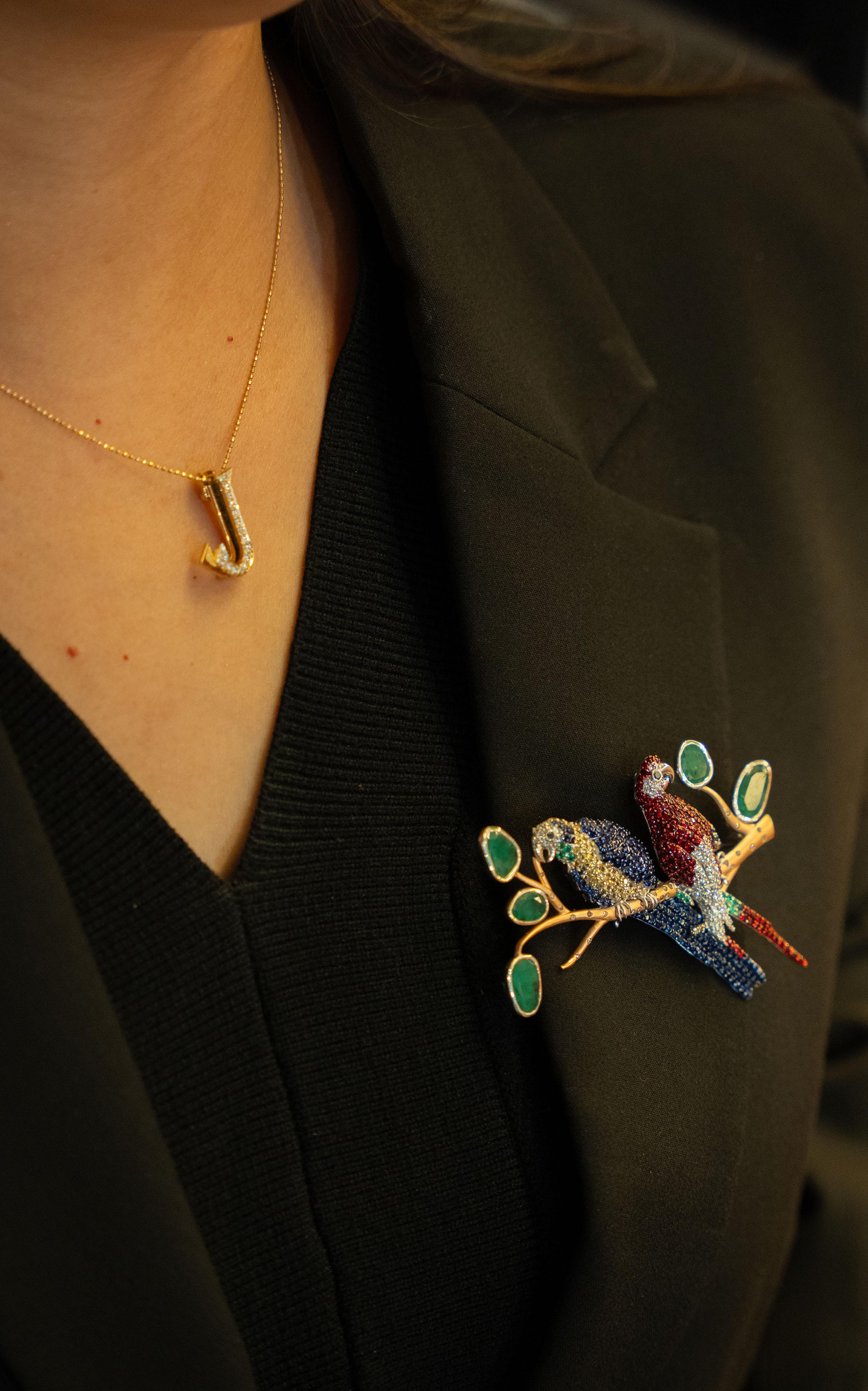 Women's or Men's Love Birds Customized Bag Bijoux For Sale