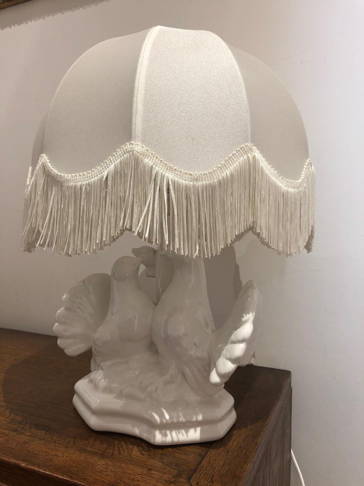 20th Century Love Birds Table Lamp For Sale