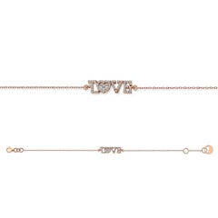 Love Bracelet .23 Carat Baguette Diamonds 18K Available Rose Yellow White Gold