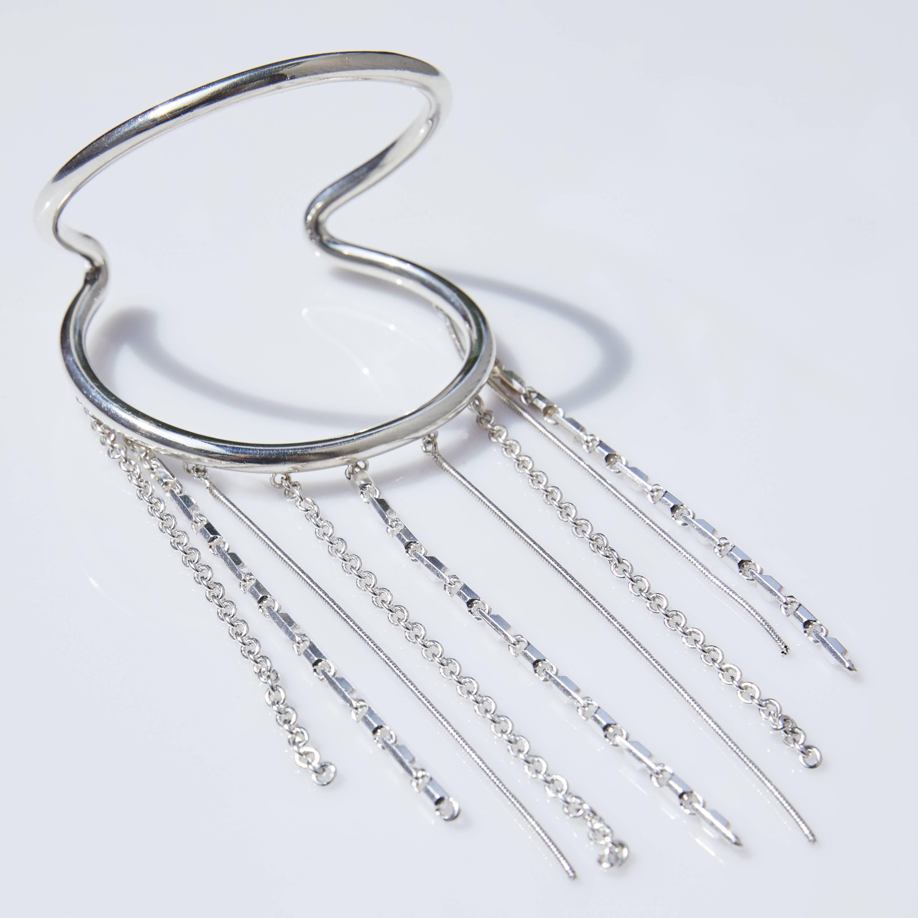 Bracciale dell'amore Bracciale da braccio Bangle Bracciale a catena d'argento J DAUPHIN

J DAUPHIN 