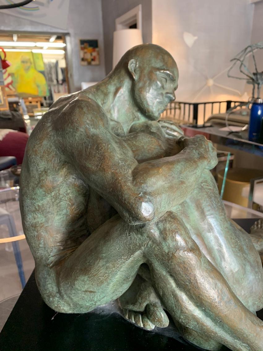 Bronzo LOVE, scultura in bronzo di Norma Goldberg Brothers datata 1977 in vendita