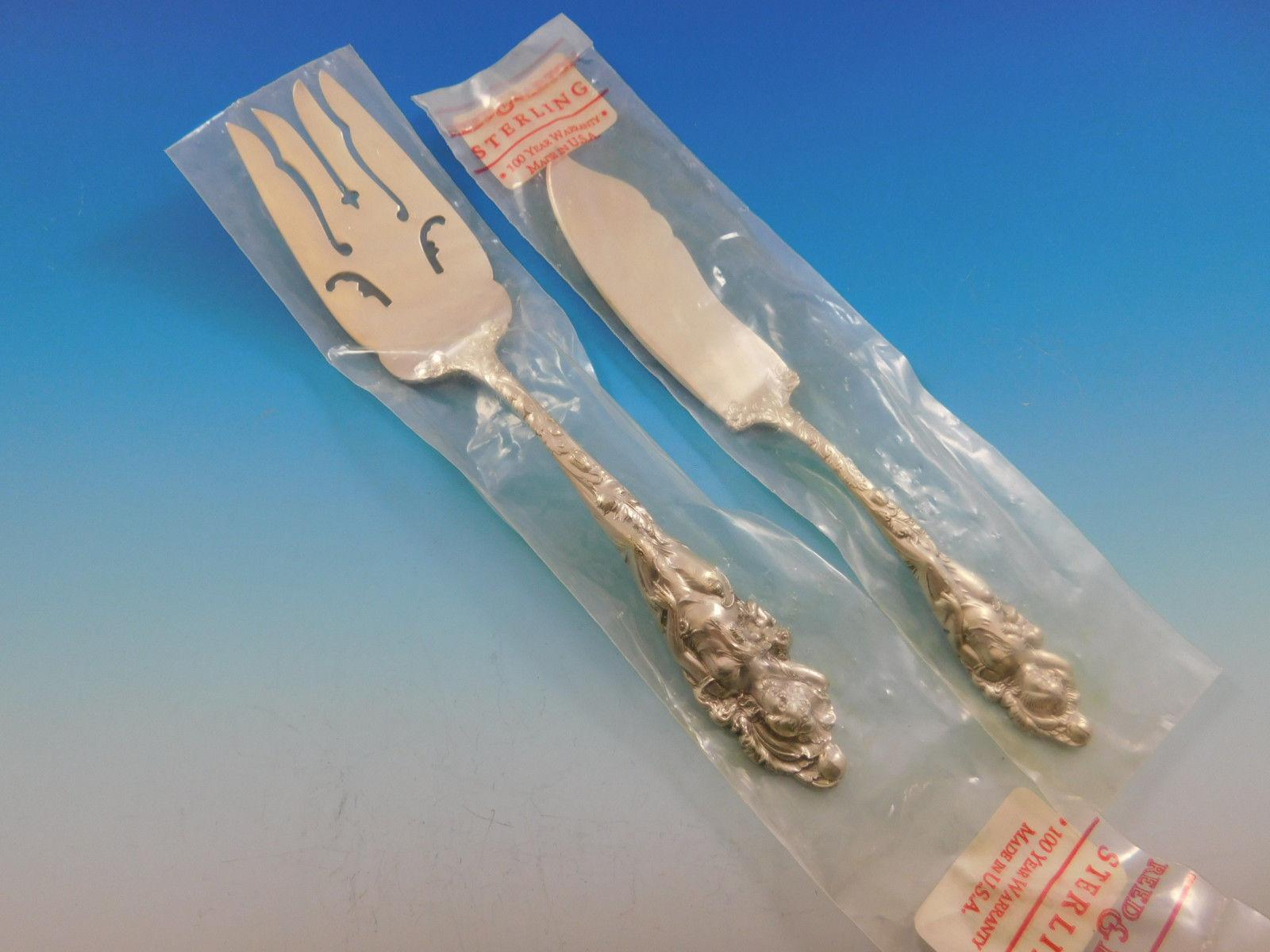 Contemporary Love Disarmed Reed & Barton Sterling Silver Flatware Set Service 48pc Dinner New
