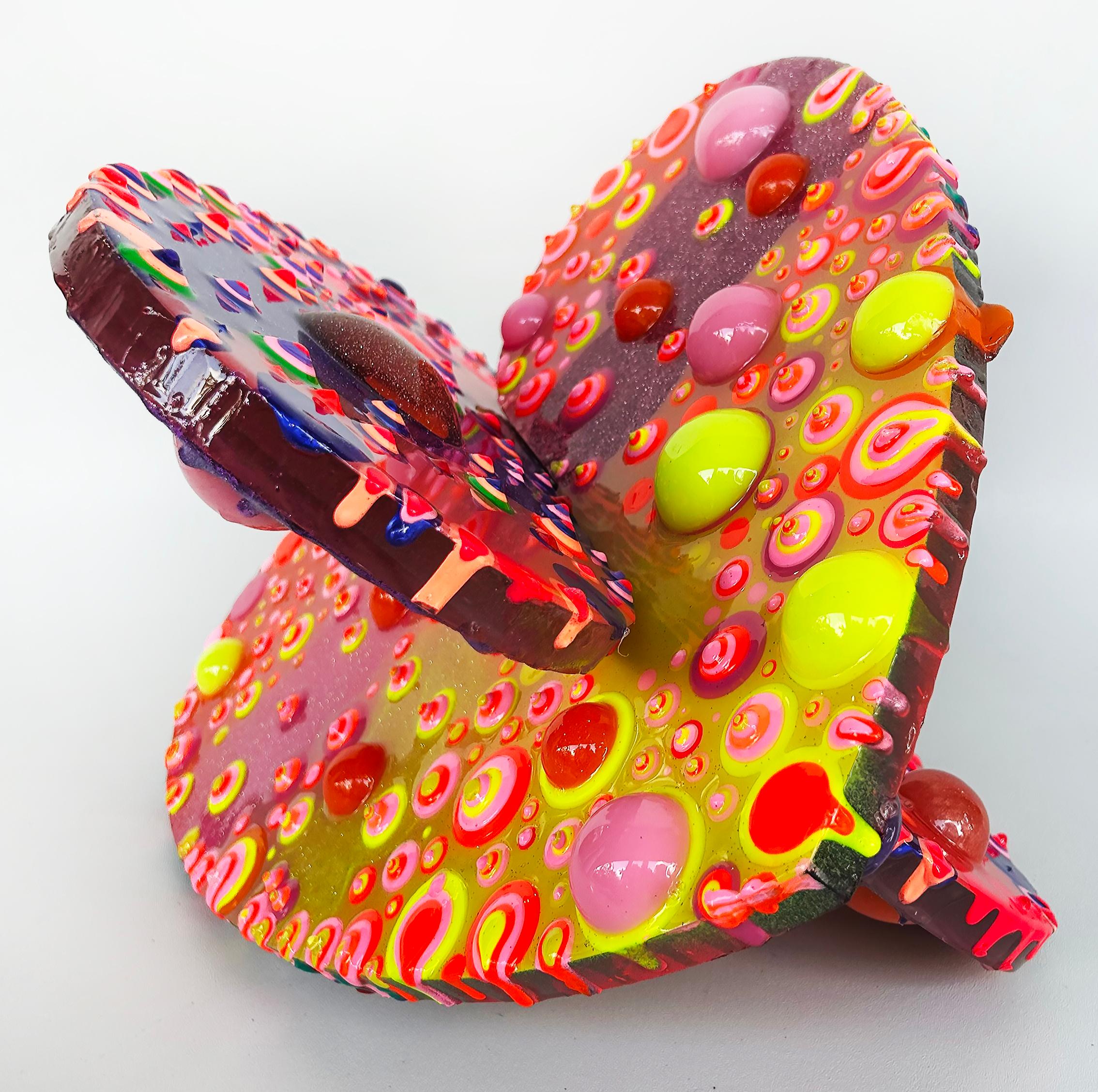 Acrylique Amour  Heart Love Sculpture par les Artistics Michael Gitter, Jillian Whelan, 1/1 pièce en vente