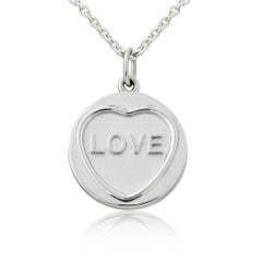 Love Hearts Love Silver Necklace