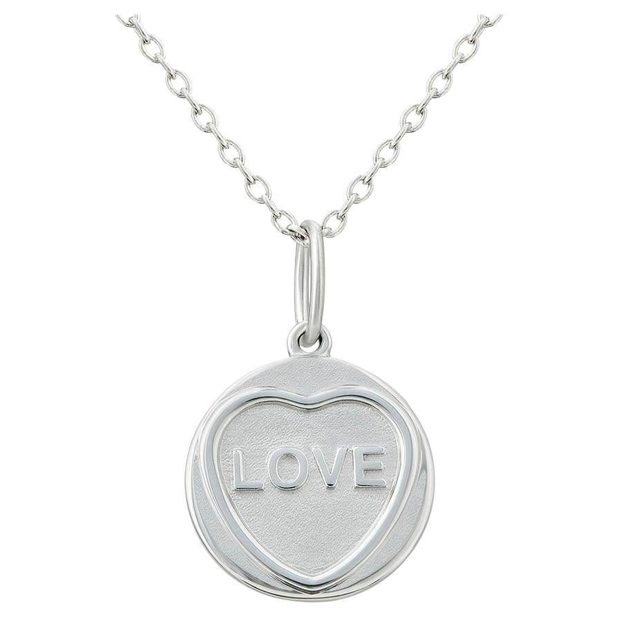 Love Hearts Small Love Silver Necklace