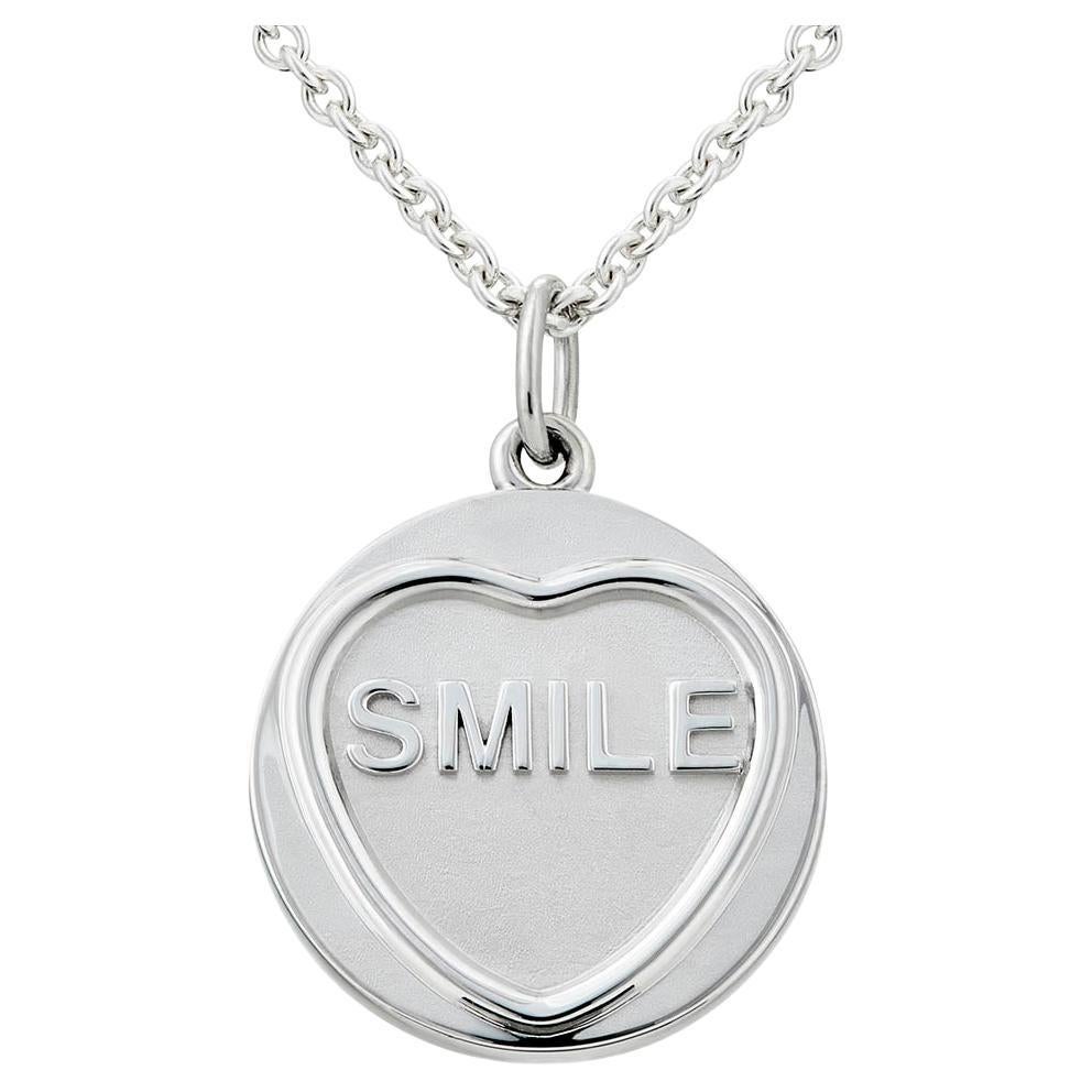 Love Hearts Smile Silver Necklace