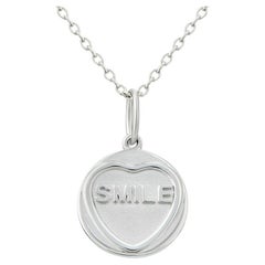 Love Hearts Smile Kleine Silber-Halskette
