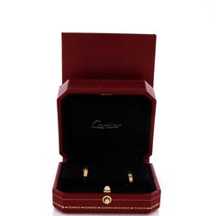 „Love“-Creolen aus 18 Karat Gelbgold, klein