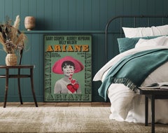 LOVE IN THE AFTERNOON R1960s East German Film Poster