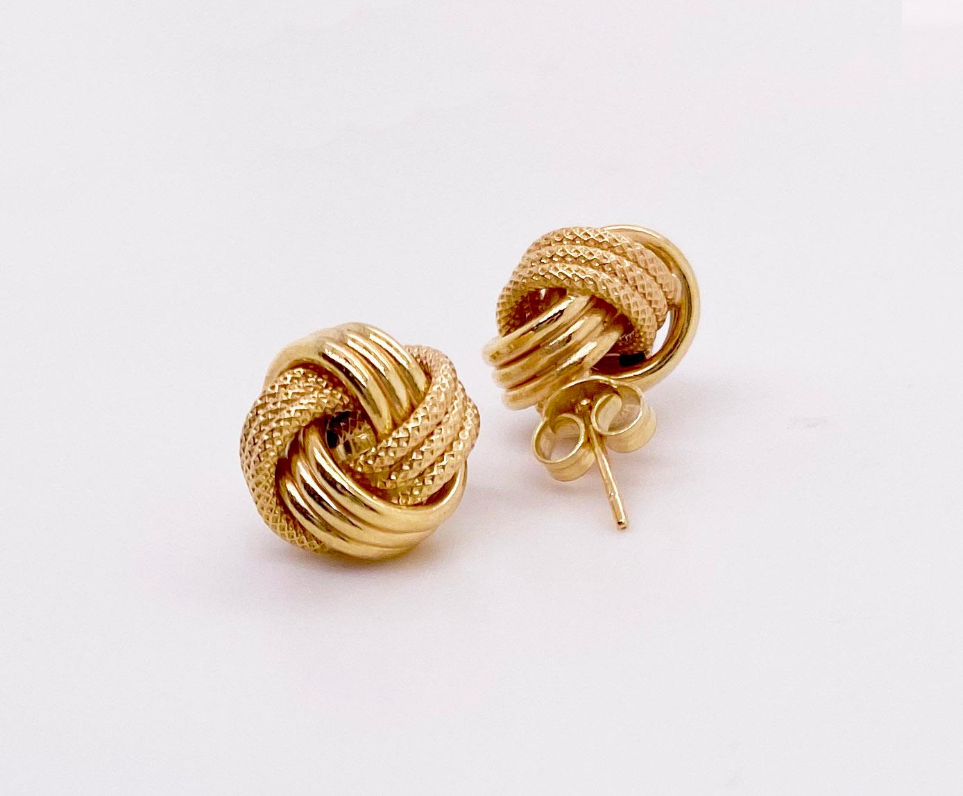 triple knot earrings
