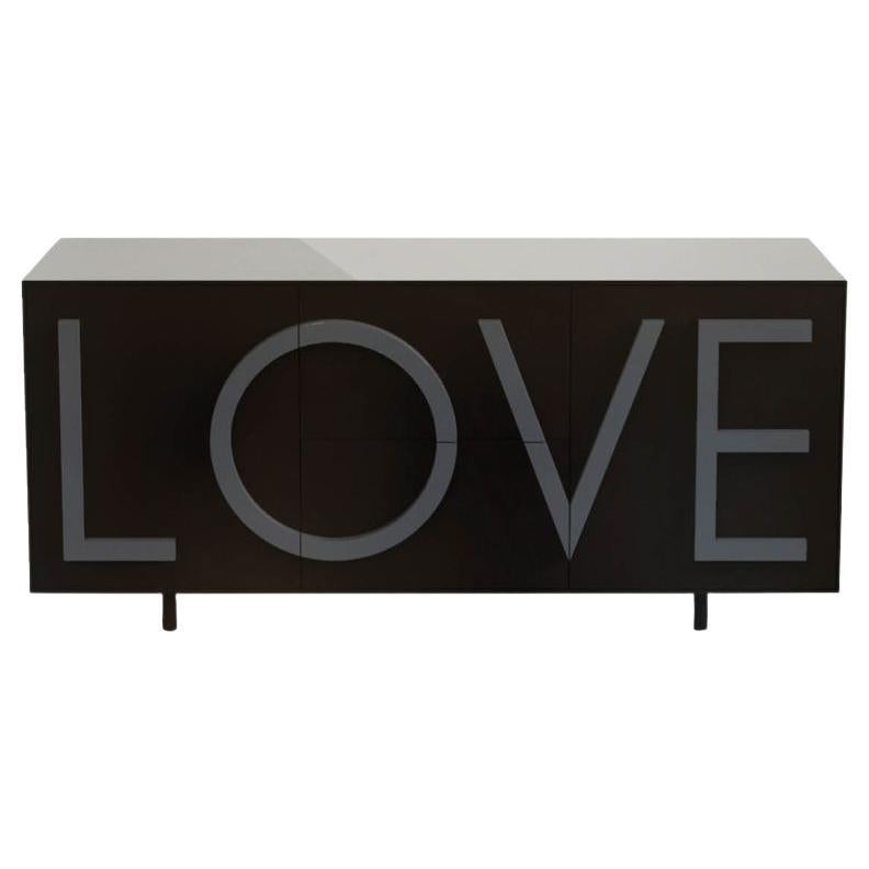 Love L183 Traffic - Noir et gris graphite par Driade