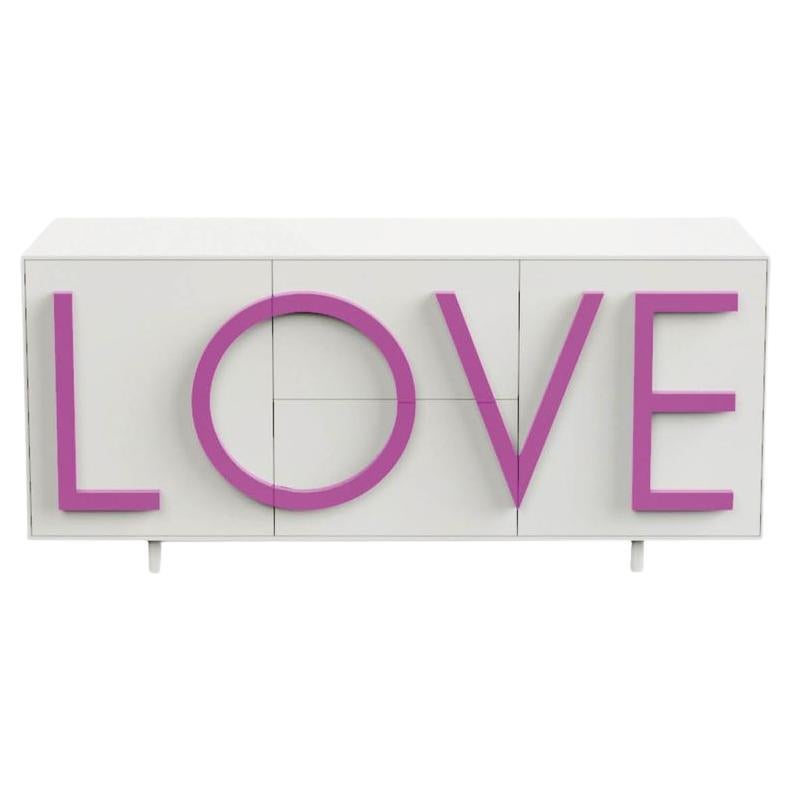 Love L183 Traffic White & Fluo Pink by Driade