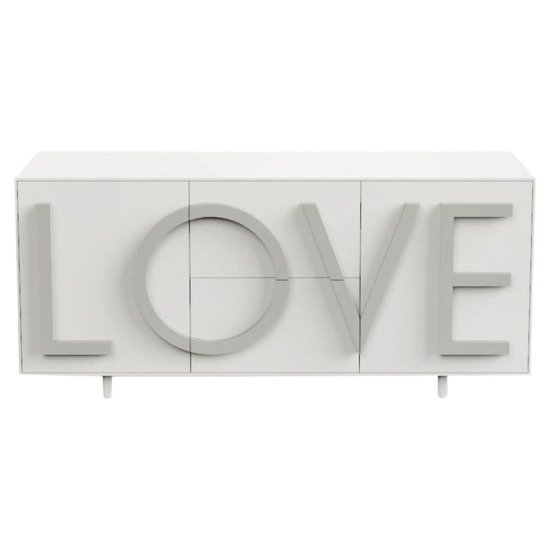 LOVE L183 Traffic White & Light Grey by Driade For Sale