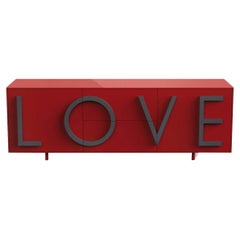Love L243 Ruby Red & Graphite Grey by Driade