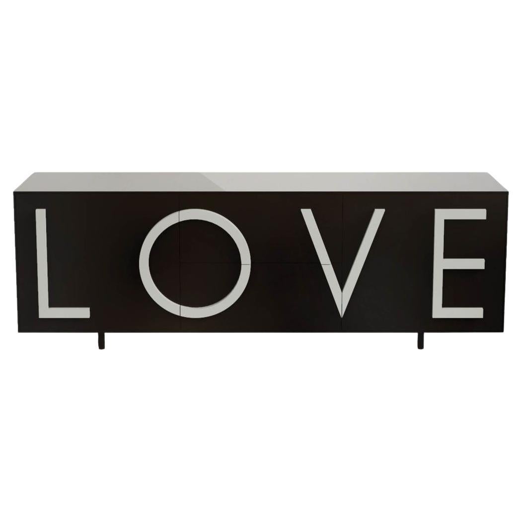 Love L243 Traffic Black & Light Grey by Driade For Sale