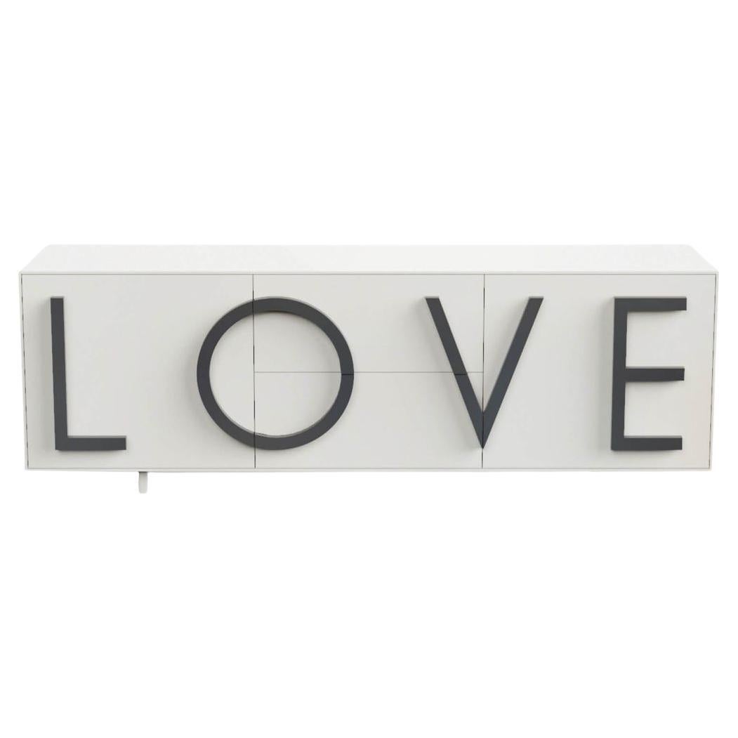 Love L243 Traffic blanc et gris graphite par Driade