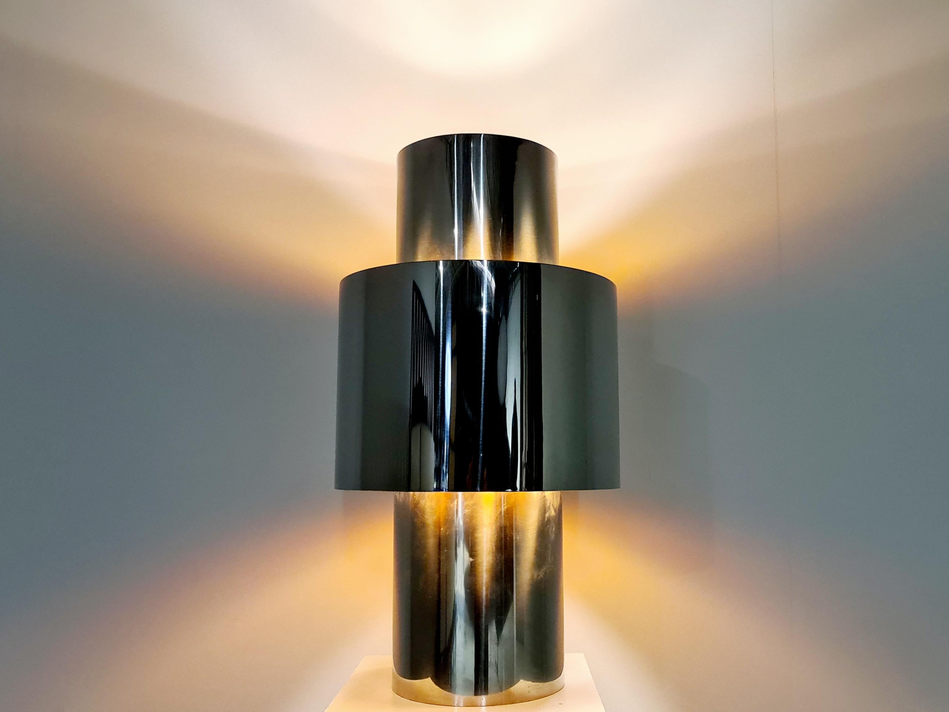 'Love” table lamp by Willy Rizzo, Italy, 1969

Chrome finishing with copper inside for a warm light effect. Great piece that will add class and elegance to any vintage home, office or hotel lobby.

 
