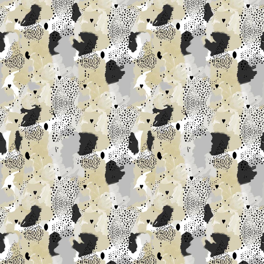 Love Leopard Wallpaper in Caramel by 17 Patterns For Sale 1