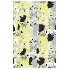 Love Leopard Wallpaper in Lemon by 17 Patterns