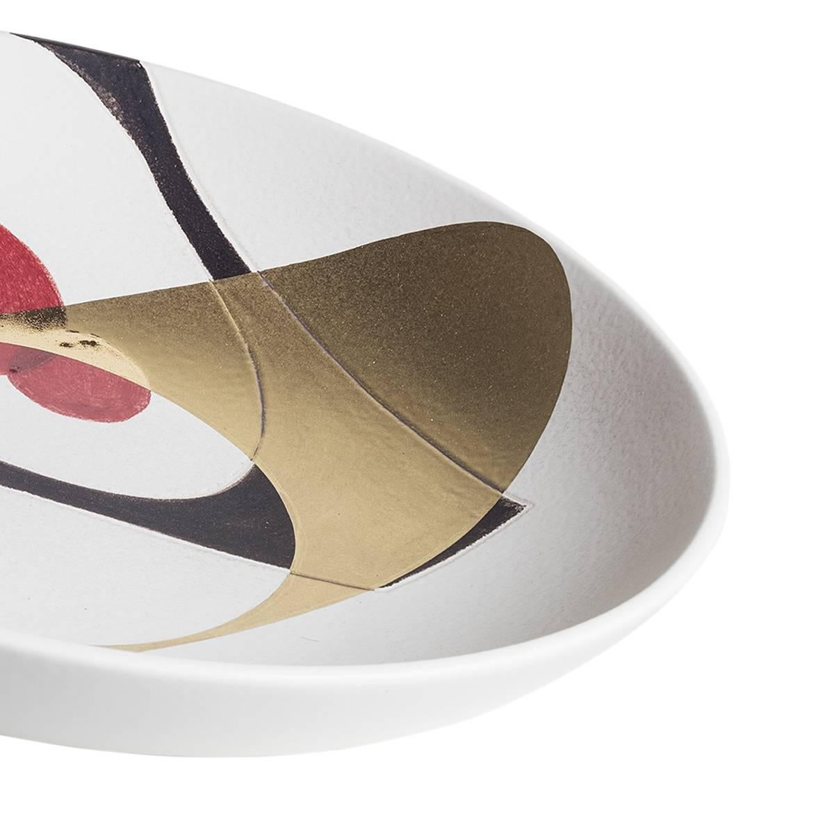 Italian Love-Letters Ceramic Centrepiece Plate For Sale