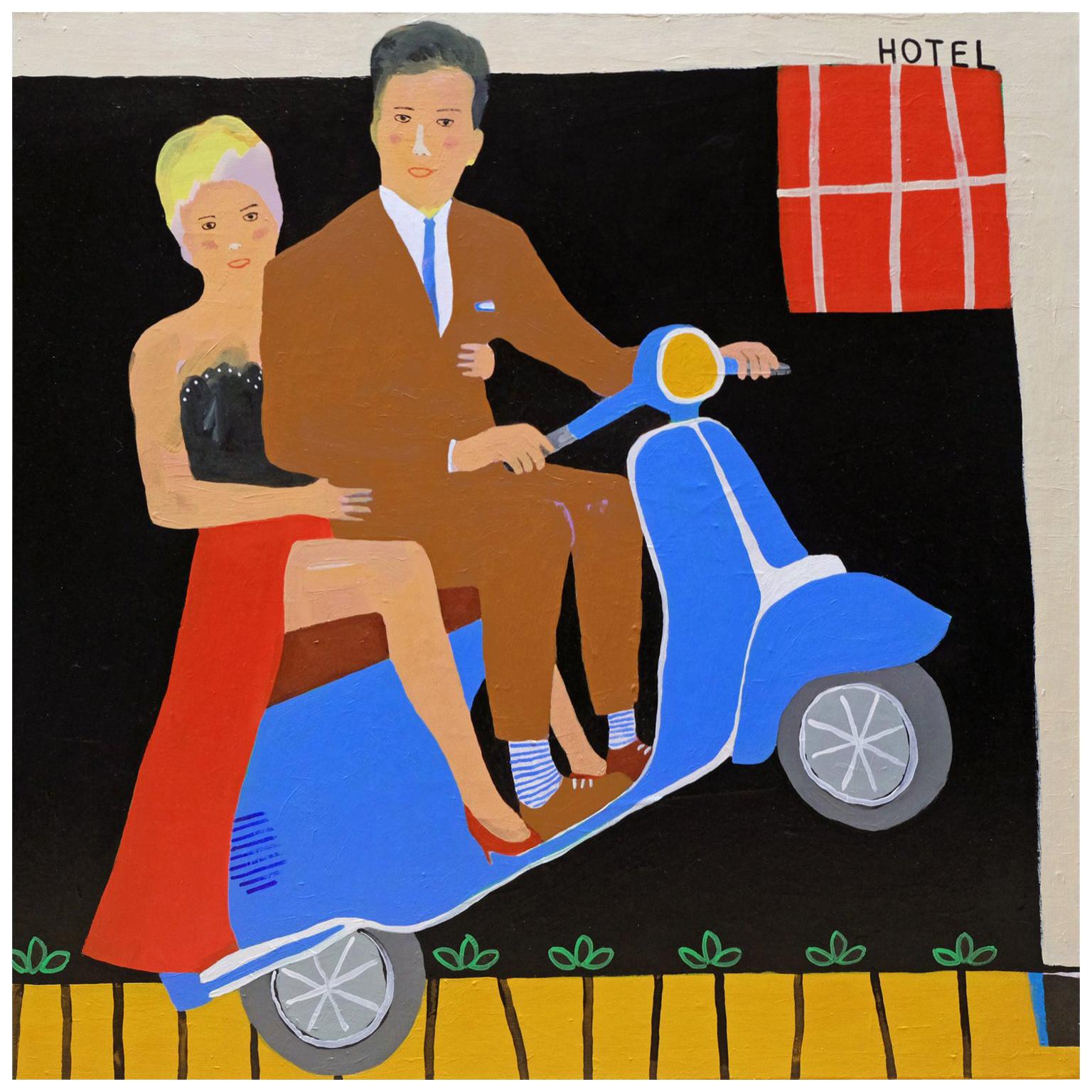 'Love Lift Us Up' Portrait Painting by Alan Fears Pop Art