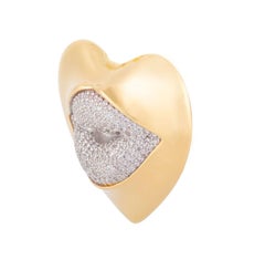 Naimah Love Lips Statement Earrings, Crystal