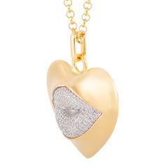 Love Lips Statement Necklace Crystal