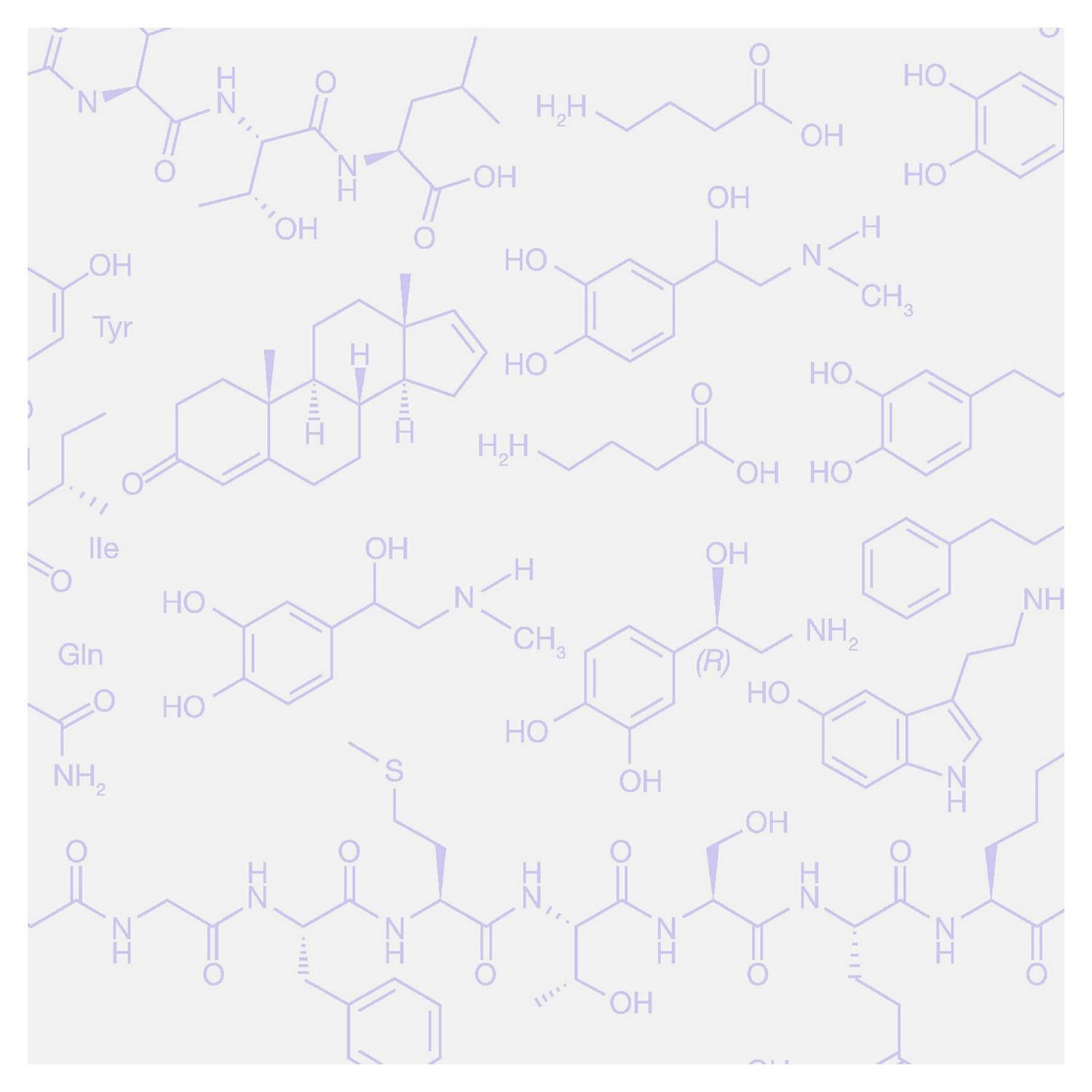 Love Molecules Designer Wallpaper in Lavender 'Light Purple on Soft White' For Sale