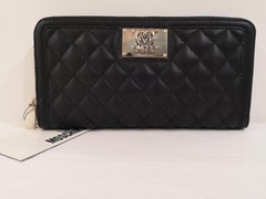 Love Moschino black leather wallet NWOT
