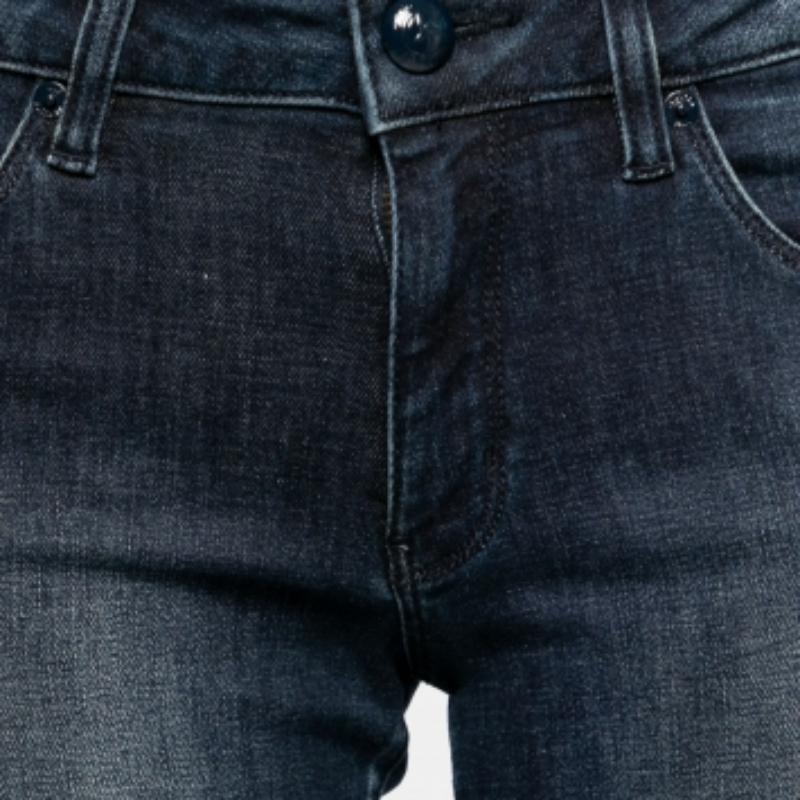 De las mujeres Love Moschino Vaquero Azul Logotipo Adornado Jeans S en venta
