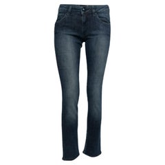 Love Moschino Vaquero Azul Logotipo Adornado Jeans S