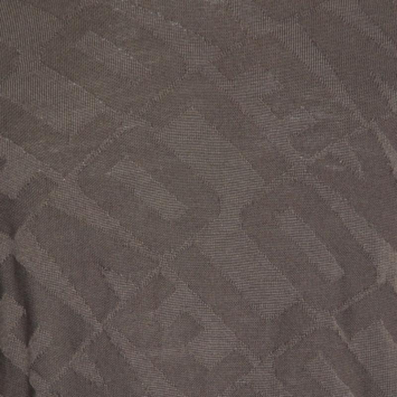 Love Moschino Brown Brown Pattern Wool Knit Sweater L Bon état - En vente à Dubai, Al Qouz 2
