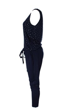 Love Moschino, Jumpsuit with rhinestones