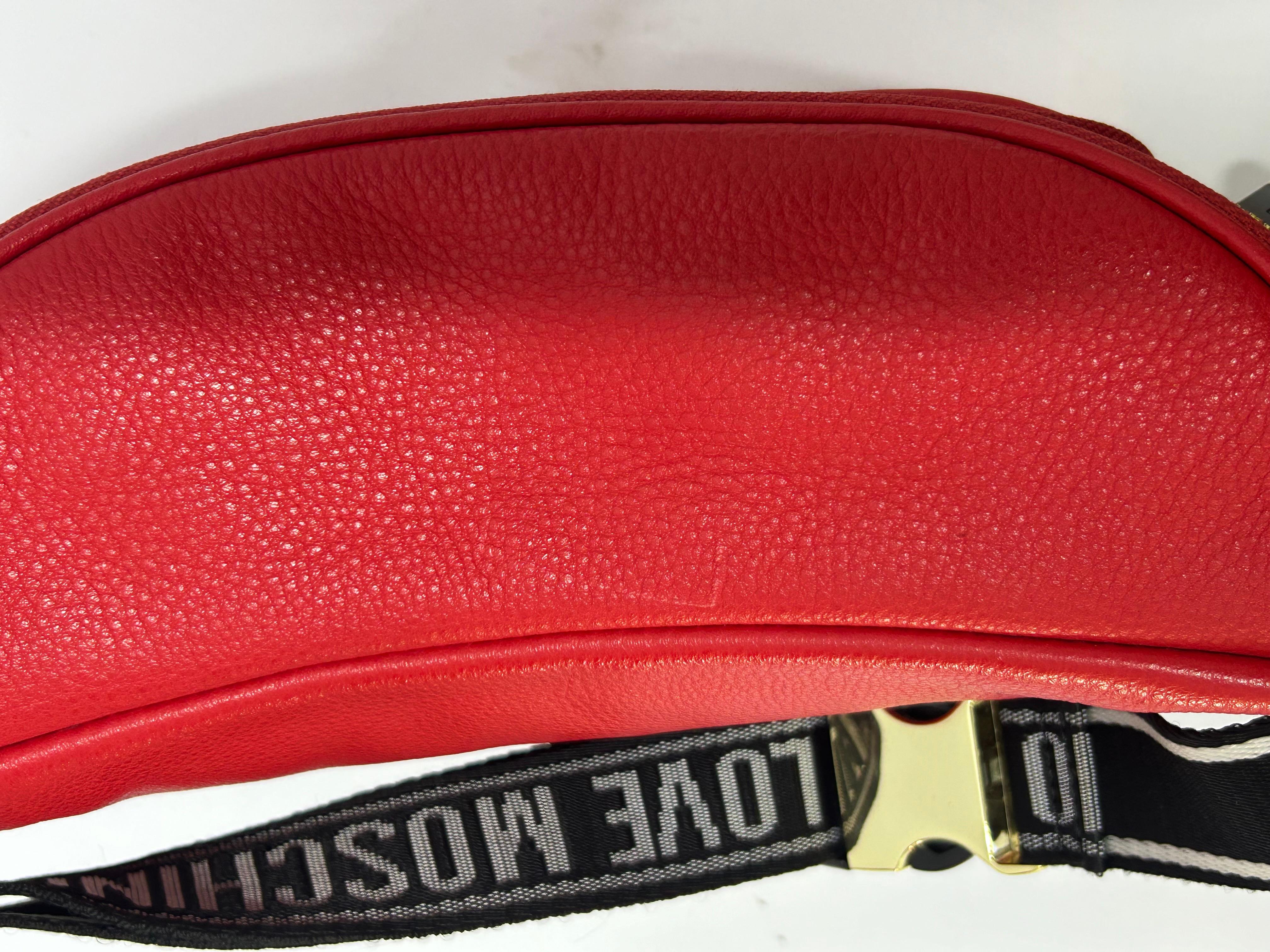 Love Moschino Logo Belt Bag For Sale 13