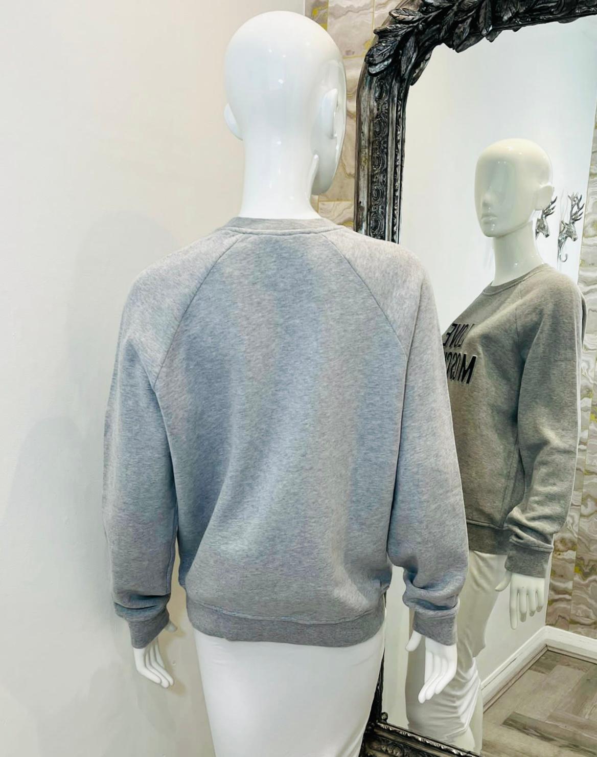 Love Moschino 'Logo' Pulloverhemd aus Baumwolle Damen im Angebot
